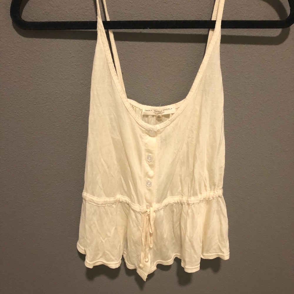 Urban Outfitters Cream Tank